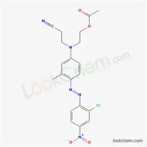 3-[[2-(アセチルオキシ)エチル][4-[(2-クロロ-4-ニトロフェニル)アゾ]-3-メチルフェニル]アミノ]プロパンニトリル
