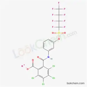 2,3,4,5-テトラクロロ-6-[[[3-[[(ノナフルオロブチル)スルホニル]オキシ]フェニル]アミノ]カルボニル]安息香酸カリウム