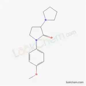 1-(p-메톡시페닐)-3-(1-피롤리디닐)피롤리딘-2-온