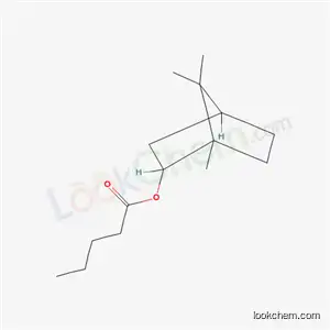 Molecular Structure of 20279-31-6 ((1,7,7-trimethylnorbornan-2-yl) pentanoate)