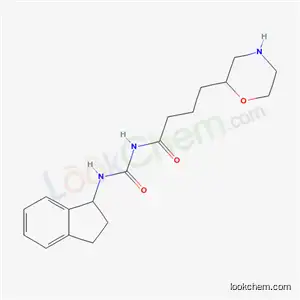 1-(インダン-1-イル)-3-(2-モルホリノブチリル)尿素
