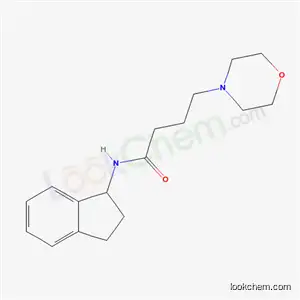 N-(2-モルホリノブチリル)-1-インダンアミン