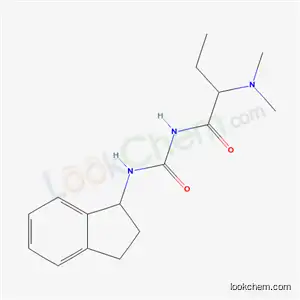 Molecular Structure of 6520-77-0 (1-[2-(Dimethylamino)butyryl]-3-(indan-1-yl)urea)