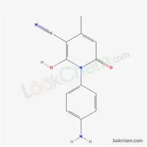 1-(4-アミノフェニル)-1,2-ジヒドロ-6-ヒドロキシ-4-メチル-2-オキソ-3-ピリジンカルボニトリル