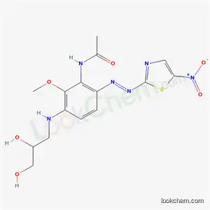 N-[3-[(2,3-ジヒドロキシプロピル)アミノ]-2-メトキシ-6-[(5-ニトロチアゾール-2-イル)アゾ]フェニル]アセトアミド