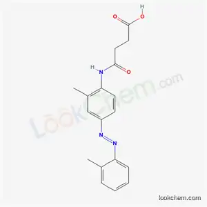 Molecular Structure of 63042-13-7 (3-[4-[(2-Methylphenyl)azo]-2-methylphenylcarbamoyl]propionic acid)