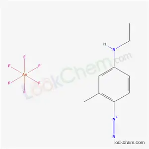 4- (에틸 아미노) -2- 메틸 벤젠 디아 조늄 헥사 플루오 로비 산염