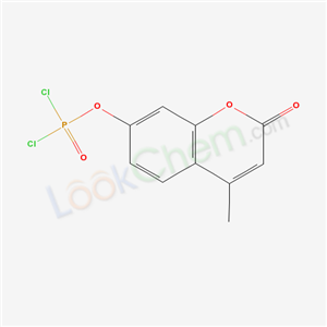 Dichloridophosphoric acid 4-methyl-2-oxo-2H-1-benzopyran-7-yl ester