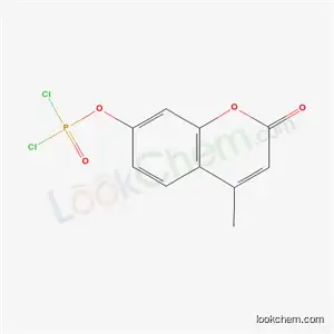 Molecular Structure of 63468-52-0 (Dichloridophosphoric acid 4-methyl-2-oxo-2H-1-benzopyran-7-yl ester)