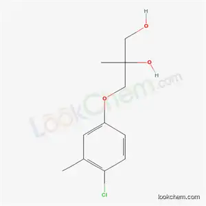 Molecular Structure of 63834-74-2 (3-(4-Chloro-m-tolyloxy)-2-methyl-1,2-propanediol)