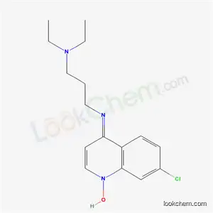 Molecular Structure of 63680-57-9 (7-Chloro-N-[3-(diethylamino)propyl]-4-quinolinamine1-oxide)