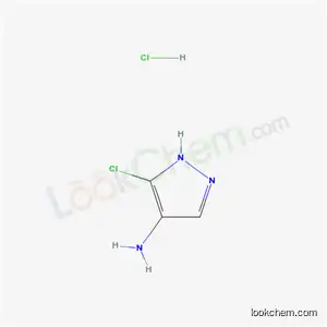 Molecular Structure of 63680-90-0 (3-Chloro-1H-pyrazol-4-ylaMine hydrochloride)