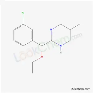 3,4,5,6-테트라히드로-2-(4-클로로-α-에톡시벤질)-5-메틸피리미딘
