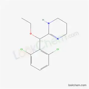 Molecular Structure of 33235-85-7 (3,4,5,6-Tetrahydro-2-(2,6-dichloro-α-ethoxybenzyl)pyrimidine)