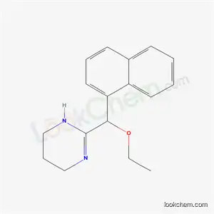 Molecular Structure of 33235-90-4 (3,4,5,6-Tetrahydro-2-[ethoxy(1-naphtyl)methyl]pyrimidine)
