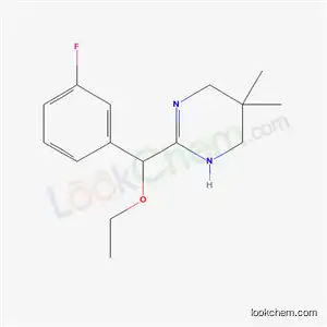 3,4,5,6-테트라하이드로-5,5-디메틸-2-(α-에톡시-3-플루오로벤질)피리미딘