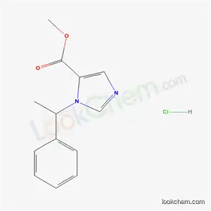 rac-1-[(R*)-1-フェニルエチル]-1H-イミダゾール-5-カルボン酸メチル/塩酸,(1:1)