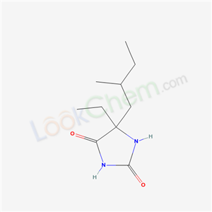 2,4-IMIDAZOLIDINEDIONE,5-ETHYL-5-(2-METHYLBUTYL)-