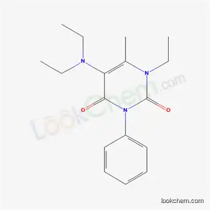 Molecular Structure of 33872-85-4 (5-(Diethylamino)-1-ethyl-6-methyl-3-phenyluracil)