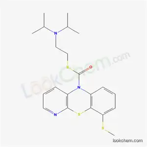Molecular Structure of 35806-01-0 (8-(Methylthio)-10H-pyrido[3,2-b][1,4]benzothiazine-10-carbothioic acid S-[2-[bis(1-methylethyl)amino]ethyl] ester)