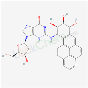 2'-deoxy-N-[(7R,8S,9R,10S)-7,8,9,10-tetrahydro-7,8,9-trihydroxybenzo[a]pyren-10-yl]Guanosine