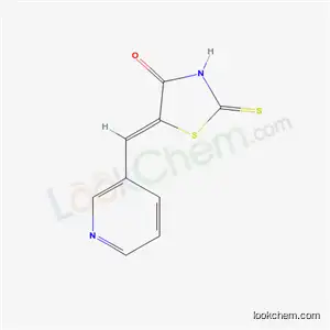 Molecular Structure of 3785-78-2 (5-(3-Pyridylmethylene)-2-thioxothiazolidin-4-one)