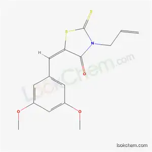 Molecular Structure of 5566-41-6 ((5E)-5-(3,5-dimethoxybenzylidene)-3-(prop-2-en-1-yl)-2-thioxo-1,3-thiazolidin-4-one)