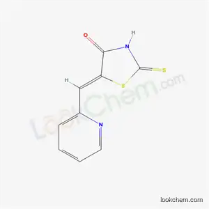 Molecular Structure of 3762-01-4 (5-(2-Pyridylmethylene)-2-thioxo-2,3-dihydrothiazole-4(5H)-one)