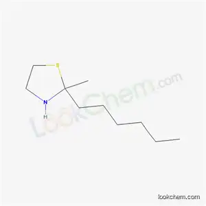 2-Hexyl-2-methyl-1,3-thiazolidine