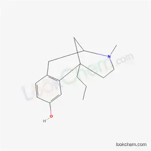 Molecular Structure of 1763-03-7 (3-methyl-6-propyl-1,2,3,4,5,6-hexahydro-2,6-methano-3-benzazocin-8-ol)
