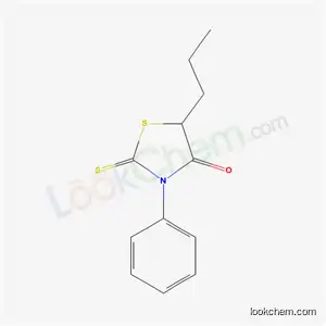 Molecular Structure of 1986-33-0 (3-phenyl-5-propyl-2-thioxo-1,3-thiazolidin-4-one)