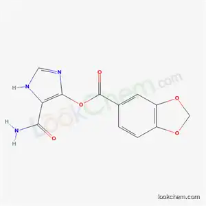1,3-Benzodioxole-5-carboxylic acid, 5-(aminocarbonyl)-1H-imidazol-4-yl ester