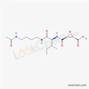 3- 카르복시 -2,3- 에폭시 프로피 오닐-류실 아미도-(4- 아세트 아미도) 부탄