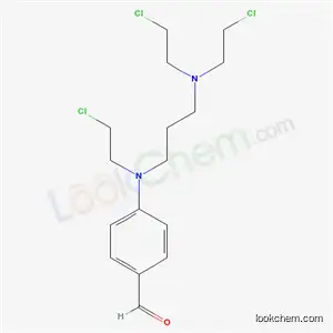 Molecular Structure of 66648-37-1 (N,N,N'-Tri(beta-chloroethyl)-N'-(4-formylphenyl)-1,3-propylenediamine)