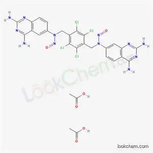 4,4'-비스(2,4-디아미노퀴나졸-6-(N-니트로소아미노메틸))테트라클로로벤젠