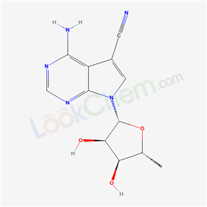 4-Amino-7-(5-deoxy-β-D-ribofuranosyl)-7H-pyrrolo[2,3-d]pyrimidine-5-carbonitrile