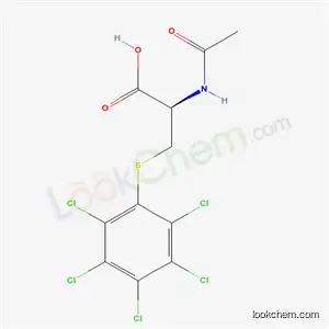 Molecular Structure of 68593-98-6 (pentachlorophenylmercapturic acid)