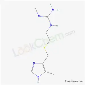 Molecular Structure of 70172-53-1 (2-methyl-1-(2-{[(5-methyl-1H-imidazol-4-yl)methyl]sulfanyl}ethyl)guanidine)