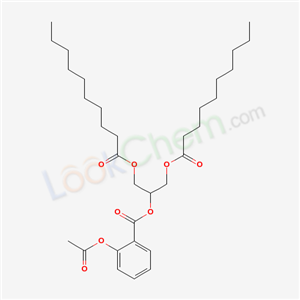 (2-(1,3-DIDECANOYLOXY)-PROPYL)2-ACETYLOXYBENZOATECAS