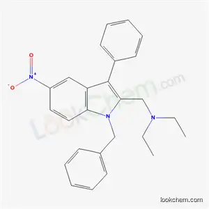 N-[(1-benzyl-5-nitro-3-phenyl-1H-indol-2-yl)methyl]-N-ethylethanamine