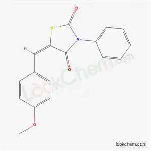 (5E)-5-(4-methoxybenzylidene)-3-phenyl-1,3-thiazolidine-2,4-dione