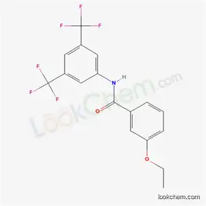 Molecular Structure of 6122-77-6 (N-[3,5-bis(trifluoromethyl)phenyl]-3-ethoxybenzamide)