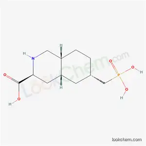 Molecular Structure of 136109-04-1 ((3S,4aR,6S,8aR)-6-(phosphonomethyl)decahydroisoquinoline-3-carboxylic acid)