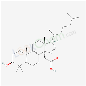 {(3S,10S,13R,14R,17S)-3-hydroxy-4,4,10,13-tetramethyl-17-[(2R)-6-methylheptan-2-yl]-1,2,3,4,5,6,7,10,11,12,13,17-dodecahydro-14H-cyclopenta[a]phenanthren-14-yl}acetic acid (non-preferred name)