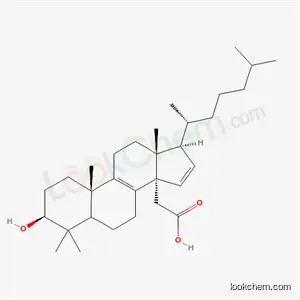 Molecular Structure of 136209-43-3 ({(3S,10S,13R,14R,17S)-3-hydroxy-4,4,10,13-tetramethyl-17-[(2R)-6-methylheptan-2-yl]-1,2,3,4,5,6,7,10,11,12,13,17-dodecahydro-14H-cyclopenta[a]phenanthren-14-yl}acetic acid (non-preferred name))