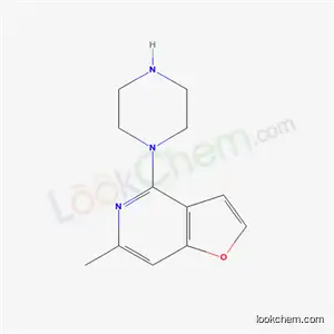 4-(1-피페라지닐)-5-아자-6-메틸벤조푸란 말레에이트