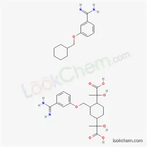 1,4-비스(3,3'-아미디노페녹시메틸)시클로헥산 딜락테이트