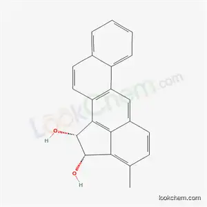 Molecular Structure of 3342-99-2 ((1R,2S)-3-methyl-1,2-dihydrocyclopenta[ij]tetraphene-1,2-diol)