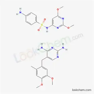 5-(4,5-ジメトキシ-2-メチルベンジル)ピリミジン-2,4-ジアミン/N-(2,6-ジメトキシピリミジン-4-イル)-4-アミノベンゼンスルホンアミド