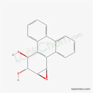 Molecular Structure of 74465-38-6 ((9S,10R,10aS,11aR)-9,10,10a,11a-tetrahydrotriphenyleno[1,2-b]oxirene-9,10-diol)